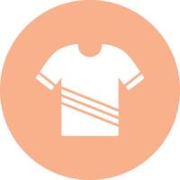 Shirt Glyph Multi Circle Icon vector