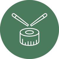 Sushi Line Multi Circle Icon vector