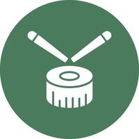 Sushi Glyph Multi Circle Icon vector