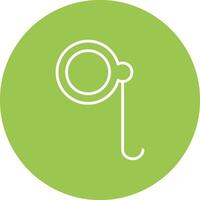 Monocle Line Multi Circle Icon vector