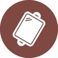 Baking trays Glyph Multi Circle Icon vector