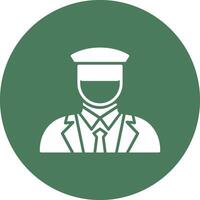 Tarin Driver Glyph Multi Circle Icon vector