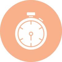 Stopwatch Glyph Multi Circle Icon vector