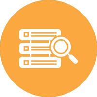 Database Glyph Multi Circle Icon vector