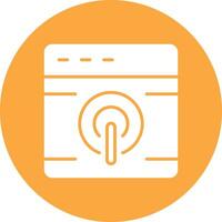 Browser Glyph Multi Circle Icon vector