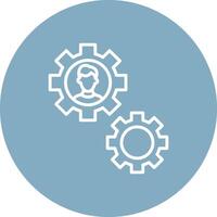 Draft Tools Line Multi Circle Icon vector