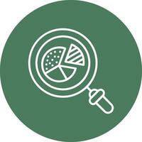 Graph Line Multi Circle Icon vector