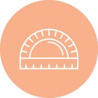 Ruler Line Multi Circle Icon vector
