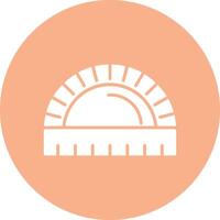 Ruler Glyph Multi Circle Icon vector
