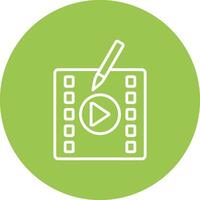 Editing Line Multi Circle Icon vector