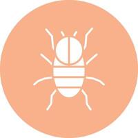 Spider Glyph Multi Circle Icon vector