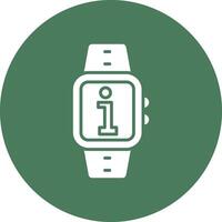 Information Glyph Multi Circle Icon vector