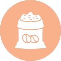 Bean Bag Glyph Multi Circle Icon vector