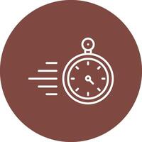 Timer Line Multi Circle Icon vector