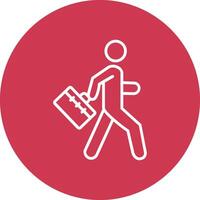 Man Line Multi Circle Icon vector