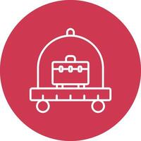 Cart Line Multi Circle Icon vector
