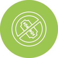 No Blade Line Multi Circle Icon vector