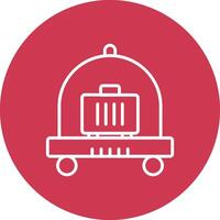 Cart Line Multi Circle Icon vector