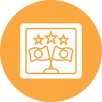 Frame Glyph Multi Circle Icon vector