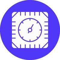 Gauge Glyph Multi Circle Icon vector