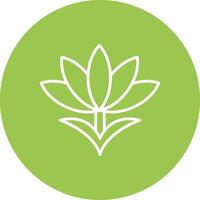 Saffron Line Multi Circle Icon vector