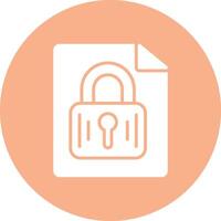 File Glyph Multi Circle Icon vector