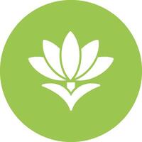 Saffron Glyph Multi Circle Icon vector