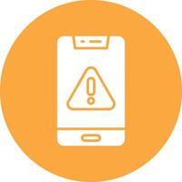 Mobile Glyph Multi Circle Icon vector