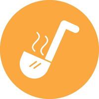 Ladle Glyph Multi Circle Icon vector