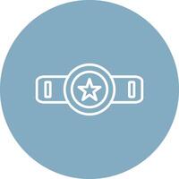 Belt Line Multi Circle Icon vector