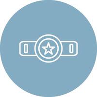 Belt Line Multi Circle Icon vector