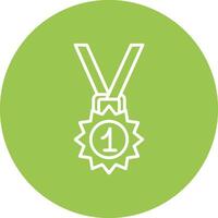 Medal Line Multi Circle Icon vector