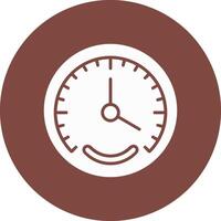 Gauge Glyph Multi Circle Icon vector