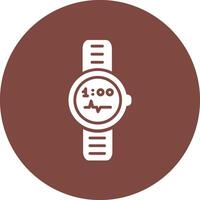 Watch Glyph Multi Circle Icon vector