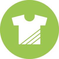 Tshirt Glyph Multi Circle Icon vector