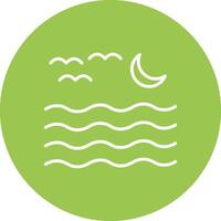 River Line Multi Circle Icon vector