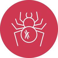 Spider Line Multi Circle Icon vector