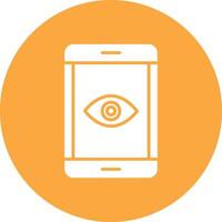 Smartphone Glyph Multi Circle Icon vector
