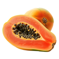 färsk papaya transparent bild png