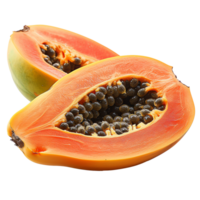 fresh Papaya transparent photo png