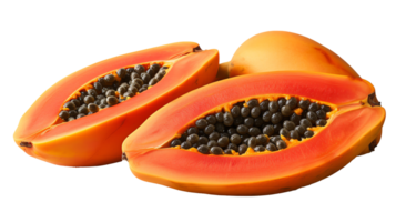 färsk papaya transparent bild png