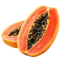 färsk papaya transparent bild png