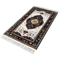 3D Rendering of a Prayer rug Salah carpet for Muslims on Transparent Background png