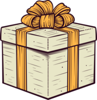 ai image de cadeau boîte clipart conception illustration png