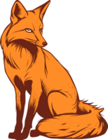 Renard clipart conception illustration png