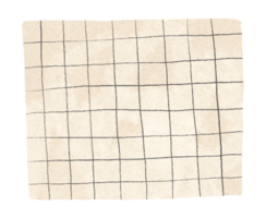 papier modèles pour Remarques. une feuille de papier déchiré de une carnet dans une noir cellule. illustration de Remarques de une carnet sur un isolé Contexte png