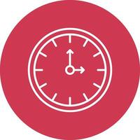 Clock Line Multi Circle Icon vector