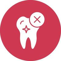Rejected Glyph Multi Circle Icon vector
