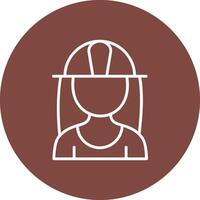 Architect Line Multi Circle Icon vector