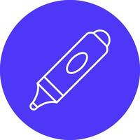 Marker Line Multi Circle Icon vector